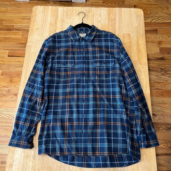 L.L. Bean Midnight Sky Organic Cotton Flannel - Picture 5 of 12